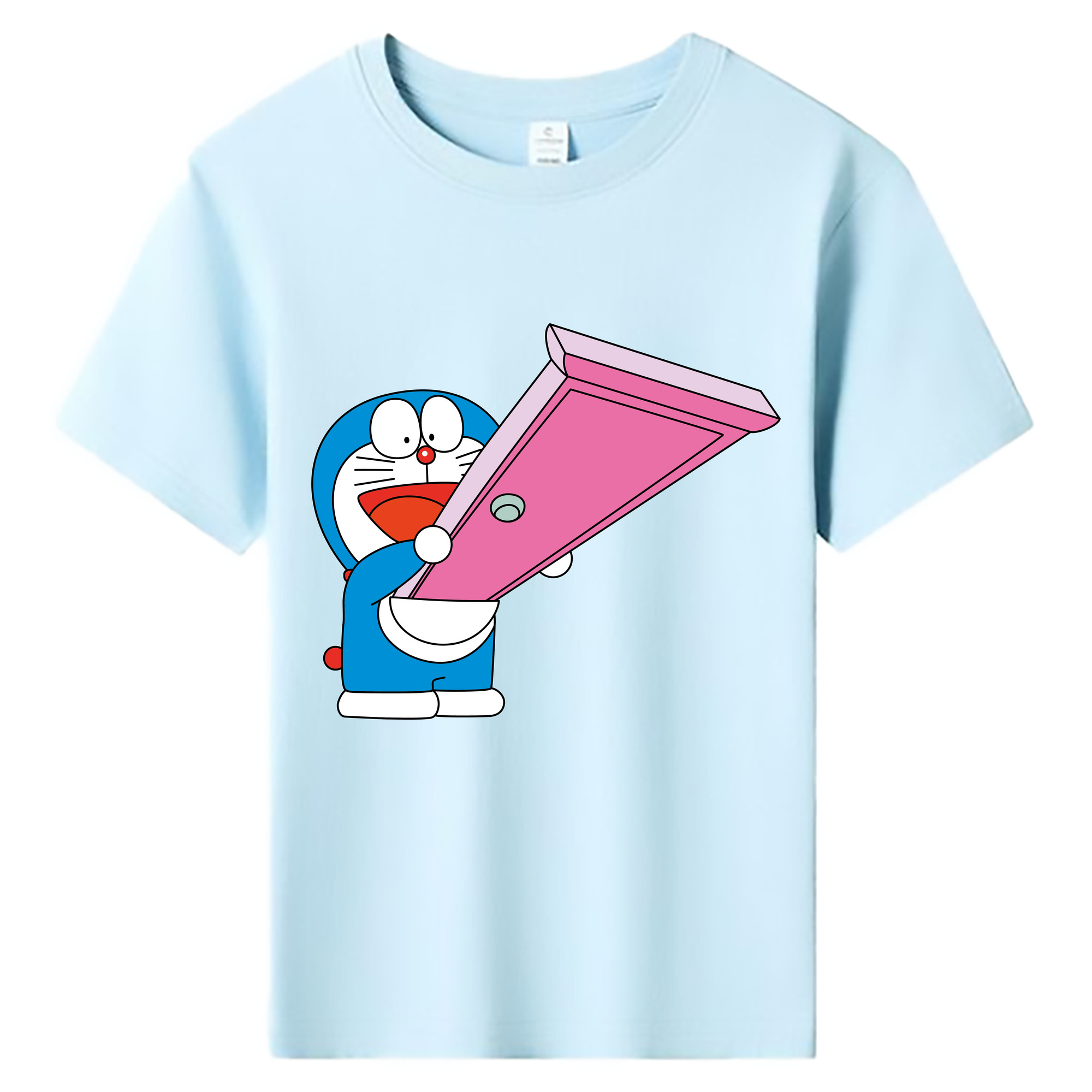 （画像用） ドラえもん Doraemon 綿100％キッズTシャツ（フロントプリント）